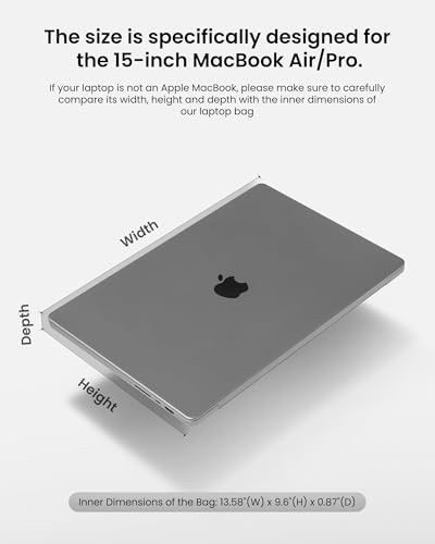 360 Protective Laptop Case for 15 (Dark Gray / 15 Inch for MacBook Air)