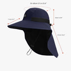 Outdoor Sun Hat for Men Women (1pack-navy Blue)