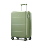 24 Inch Luggage with Spinner Wheels (Bamboo Green / 24 Inch EXT)