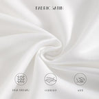 Toddler Pillows with Pillowcases Set (White (Satin) / 13x18 Inch (Pack of 2))