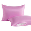 Toddler Pillows with Pillowcases Set (Light Pink (Satin) / 13x18 Inch (Pack of 2))