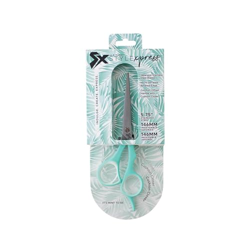 Style Xpress It's Mint To Be Hair Cutting Scissors (IT'S MINT TO BE)
