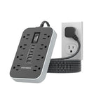 Power Strip Surge Protector (01-5 FT Power Strip(6 USB 4.8A Max))