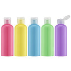 3.4 oz Travel Bottles for Toiletries (Multi-colored)