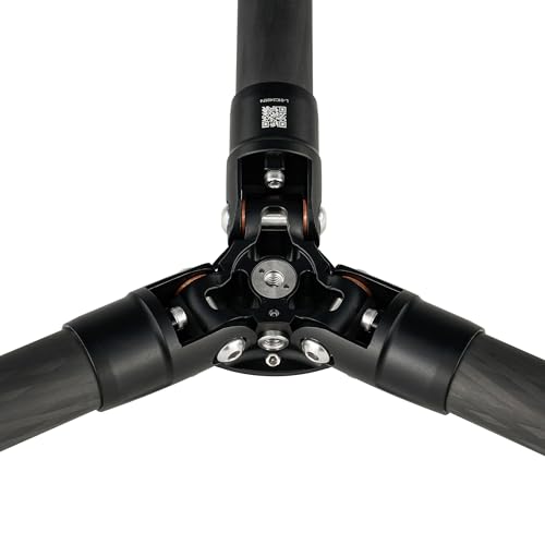 42" Carbon Fiber Travel Tripod Lightweight 13lb Load LS (LS-224CX:Max Load 6KG-4 Sections)