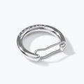 Charm Keychain Bag Carabiner (Shiny Silver)