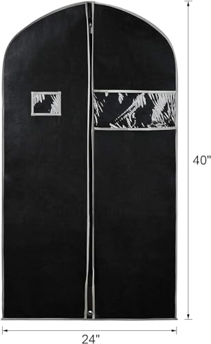 40 Inch Suit Bag (Black&Grey / 40'' - 16PCS)