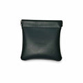 PU Leather Jewelry Travel Bag Leather Jewelry Pouch Christmas (Dark Green / 3.54"x3.54")
