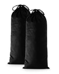 2 Pcs Single Shoe Bags for Travel (Black Beauty / 17.3"x8.6")