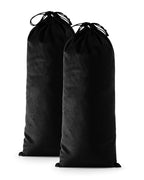 2 Pcs Single Shoe Bags for Travel (Black Beauty / 17.3"x8.6")