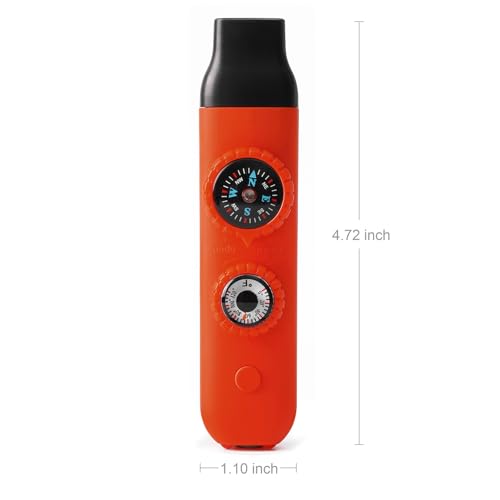 Emergency Survival Safety Whistle (Orange 2pcs)