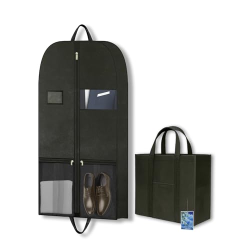 Premium Suit Bag for Travel (43inch garment bag 1 pack)
