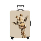 Giraffe Luggage Cover Washable Suitcase Protector Anti (giraffe / L(28-30inch suitcase))