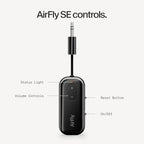 AirFly SE Bluetooth Wireless Audio Transmitter Adapter (Black / AirFly SE)