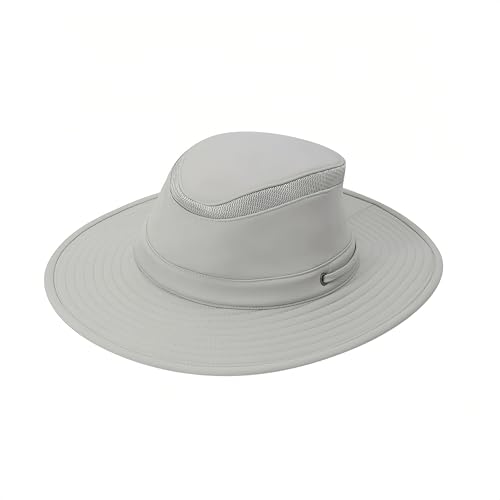 Cimarron Safari Sun Hat with Wide Brim for Outdoor Fishing Hiking (Large / Light Grey)
