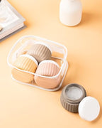Travel Containers for Toiletries 4 Pack (3 oz / Apricot)