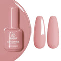 Beetles Nude Pink Gel Nail Polish 15ML Soak Off UV Gel for Nail Art DIY (E - Creme Nude | Dusty Mauve)