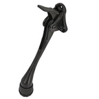 1 Stopper 6 in Black Tall Kickdown Door Stop for Bottom of Door (Black / 6 INCH X 1 PACK)