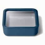 Glass Food Storage Container with Lid (Navy / 10 Cup Container (1x))
