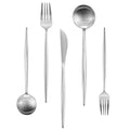 60 Piece Silverware Set (Matte Silver)