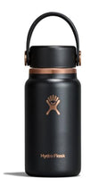 Micro Bottle Insulated Mini Leak Proof Flask for Purse or Pocket in 6.7 Oz Black Arc (BLACK ARC)