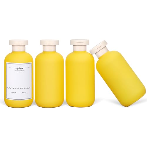 6.7oz Leak Proof Travel Bottle with Flip Cap (Yellow / 6.7oz)