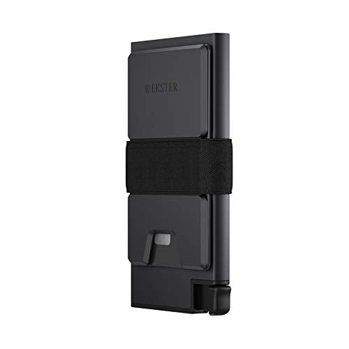 Aluminum Cardholder Wallet for Men (Classic Black)