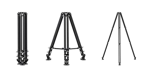 LVC 193C Carbon Fiber Twin Leg Video Tripod+BV (LVC-193C-BV-10:Maxload 20kg-3 Sections)