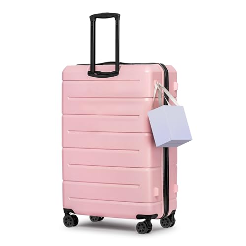 Luggage Sets 3 Piece Hardshell 20" (Light Pink / 3-Piece Set (20/24/28))