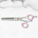 Sakura 6" Swivel Hair Thinning Shears (Swivel Thinning Shears / Pink)