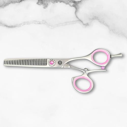Sakura 6" Swivel Hair Thinning Shears (Swivel Thinning Shears / Pink)