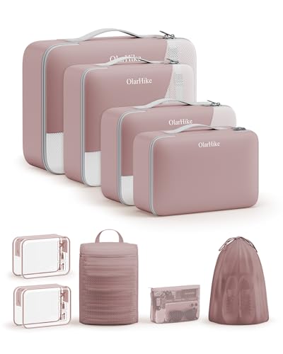Packing Cubes for Travel (21 Light Coral)