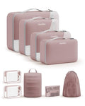Packing Cubes for Travel (21 Light Coral)