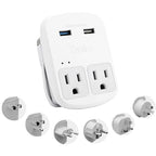 Universal Travel Adapter (White)