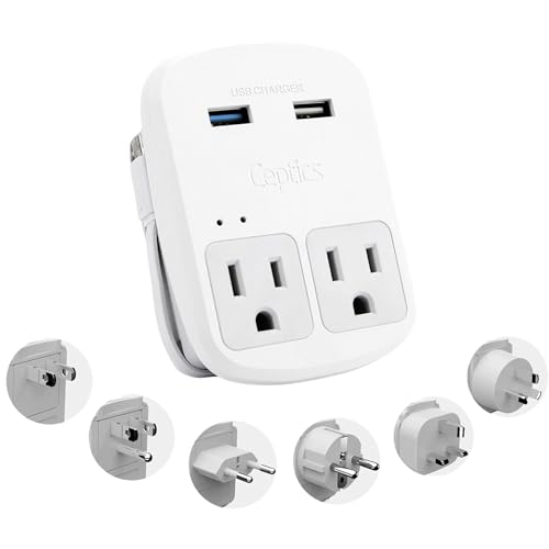 Universal Travel Adapter (White)