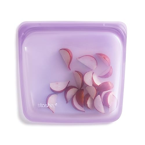 Silicone Reusable Storage Bag (Purple / Single)