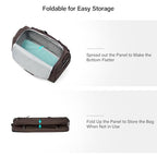 Small Underseat Carry On Luggage Bags for Travel with 10 Pockets (Coffee / Underseat Carry-On)