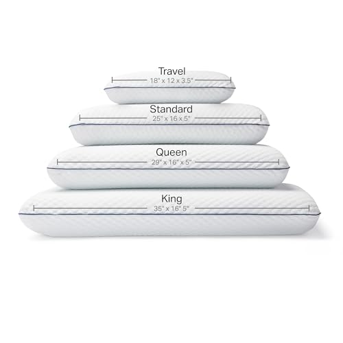 Cooling Gel Memory Foam Pillows for Sleeping (King / 2 Pack)