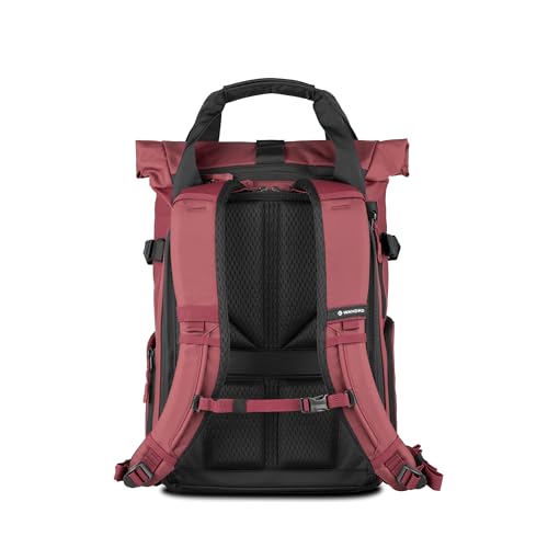 PRVKE 15L Camera Backpack (15L (Photography Bundle) / Rolltop / Rhone Burgundy)