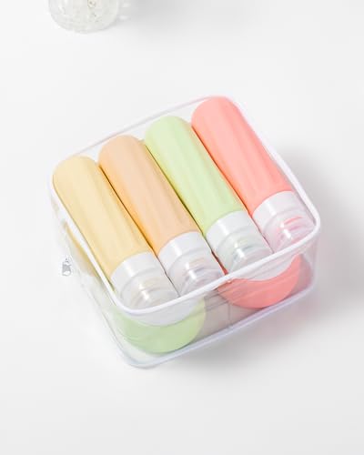 Travel Size Toiletries 8 Pack (3oz bottle 3oz jar / Maple Leaf)