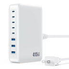 USB C Charger 415W USB C Charger Block (A-White / 415W)