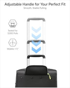 Expandable Softside Carry On Suitcase (Blue Black / Carry-on 20 inch)