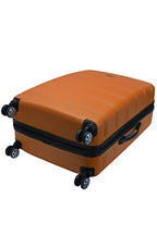 Melbourne Hardside Expandable Spinner Wheel Luggage (Orange / Checked Large 28")