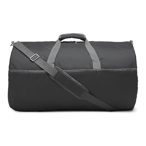 Duffel Bag for Travel and Sports (Black / 25 inches)
