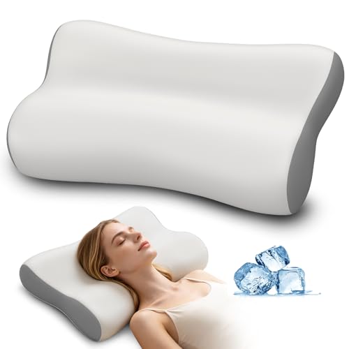 Cervical Neck Pillow for Pain Relief (Grey)