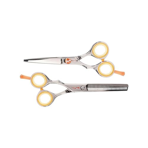 Centrix Roc It Dog Professional Stylist 5” Hair Cutting Shears and RTL (RL 500 & RTL 30 (Lefty))