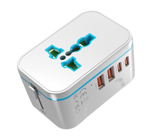 Universal Travel Adapter Worldwide (WHITE)