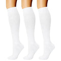 Compression Socks for Women & Men Circulation (XX-Large / 05 White/White/White)
