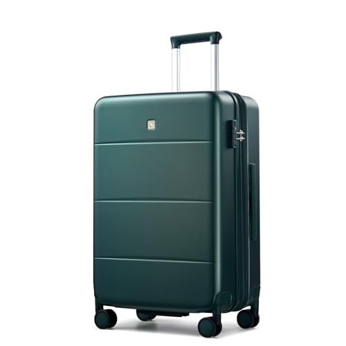 24 Inch Luggage with Spinner Wheels (Blackish Green / 24 Inch EXT)