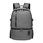 Dual Compartment Cooler Backpack Insulated 16Cans Lunch Box Backpack (8901-gray / 16 Cans)